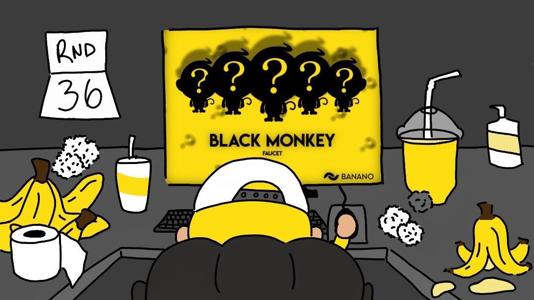 Earn Free Crypto by Playing the Faucet Game ‘Black Monkey’ — Round 36 Starting Shortly!