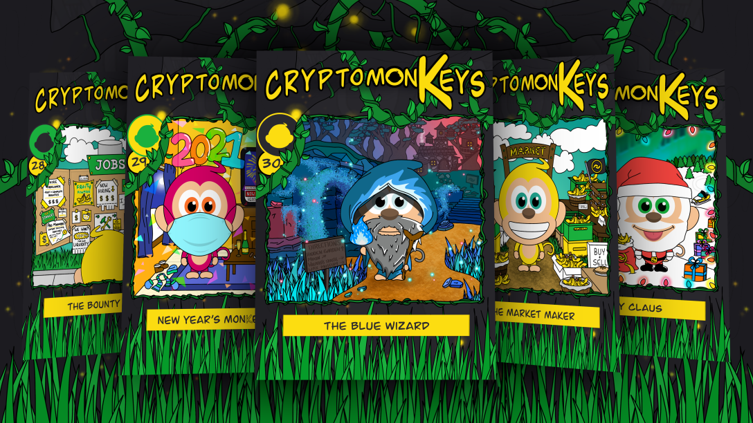 Free BANANO NFTs: cryptomonKeys Update #7: Month 4 Recap