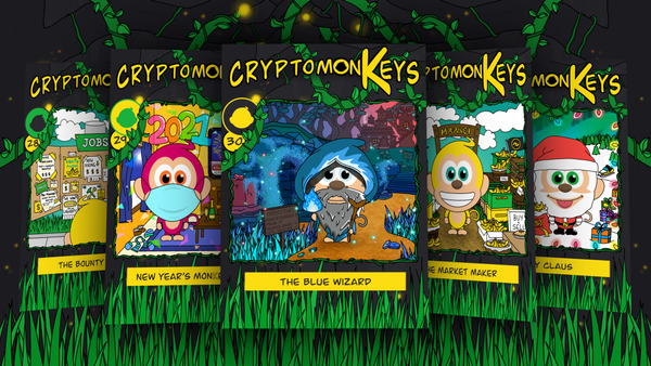 Free BANANO NFTs: cryptomonKeys Update #7: Month 4 Recap