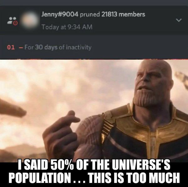 SNAP! 22000 inactive members were kicked from the BANANO Chat Server.