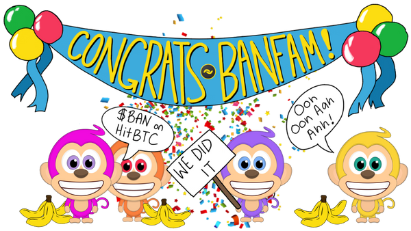 BANANO To Be Listed on HitBTC Exchange!