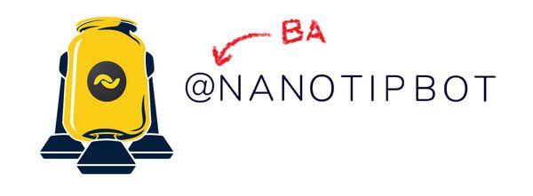 BANANO now has a new Tipbot for both Telegram and Twitter